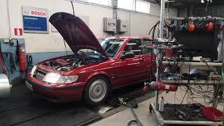 Saab 9-3 Dyno pull 469hp/518nm