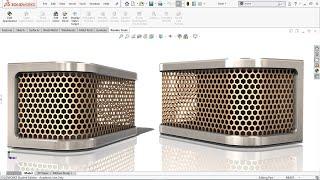 Master SolidWorks 2023 | Create Stunning 'Mesh Grills' | Expert Techniques for CAD Designs