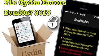 Fix Common Cydia Errors Evasi0n7 iOS 7[Failed To Fetch] Jailbreak December 2013