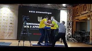 Чемпіонат України 2021 фінальний поєдинок Михайленко Олег, Кичук Петро. Armwrestling chempionship