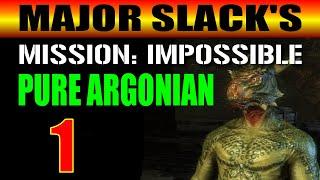 Skyrim PURE ARGONIAN BUILD Walkthrough - Part 1: Let's Settle This Matter (Player: Major Slack)