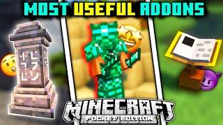 Top 5 Survival Addons For Minecraft PE (1.19+) | Survival Addons Mcpe