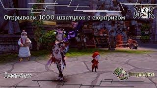 Dragon Nest - Открываем 1000 шкатулок с сюрпризом