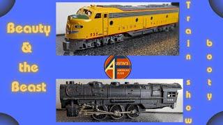 Train show finds:  American Flyer and S scale items & future projects.