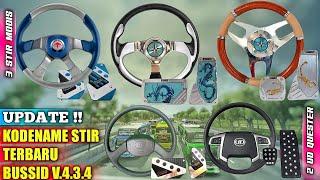 UPDATE ‼️KODENAME STIR MODIS & UD QUESTER BUSSID V.4.3.4 Work All OBB