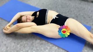 Hot Yoga and CONTORTION, flexibility, Total Body Stretch - Flexibility Exercises