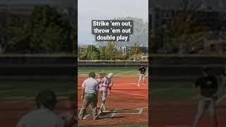 Strike ‘em out, throw ‘em out double play on Sunday. @AllStarSportsVids #fallball #travelbaseball