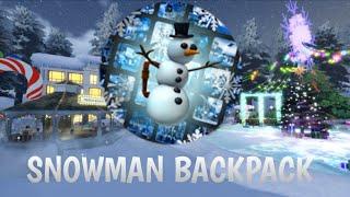 [EVENT] How to get Holiday Snowman Backpack in ROBLOX COMMUNITY SPACE: HOLIDAY EDITION! - [[ROBLOX]]