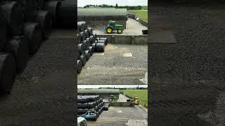 Stacking bales with the TM320s #farming #agriculture #arimagery