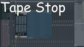 HOW TO TAPE STOP IN FL STUDIO (2 METHODS)