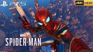 Iron Spider suit gameplay in 4k60fps ray tracing, Ps5. @mythflick