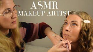 ASMR makeup artist | simple skin & makeup application ( very gentle/calming)