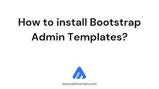 How to install Bootstrap Admin Templates?