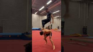 Challenge gone wrong! #challenge #tricks #bloopers #gymnastics #fyp