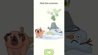 DOP 2. Melt the snowman. #game #dop #dop2 #viralvideo #viralshorts #shorts