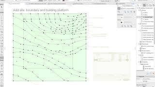 Building a terrain in ARCHICAD 21