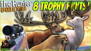 8 INSANE Forgotten Hunts For Diamond & Rare Trophies! The Hunter Call of the wild (Megevid)