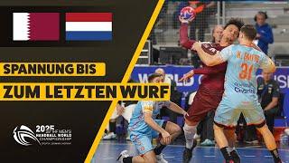 Katar - Niederlande | Highlights - Hauptrunde, Männer-WM 2025 | SDTV Handball