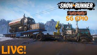 Hard Mode LIVE! Episode 10 Maine SnowRunner Year 2 Season 6 DLC