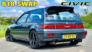 211HP Honda Civic B18 SWAP // TOP SPEED REVIEW on AUTOBAHN