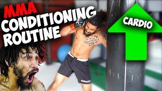 This MMA Cardio Routine Will UNLOCK Your Gas Tank! | Coach Kajan Johnson #mma #fighttips  #mmatips