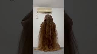 Playing with my long hair #longhair #hair #hairplay #shortvideo #shorts #short #love #fun #hairstyle