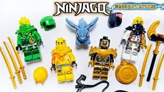 Lego Ninjago Lloyd, Sora, Arin with Baby Riyu & Imperium Guard  | Ninjago Dragons Rising