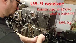 US-9, УС-9 receiver like BC348. LZ contest, OT7Q, PB37EUDXF, LZ1AA, YO5PVZ, YO6EL, IK3UNA, F5MNC.