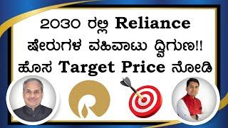 2030 ರಲ್ಲಿ Reliance ಷೇರುಗಳ ವಹಿವಾಟು ದ್ವಿಗುಣ!! ಹೊಸ Target Price ನೋಡಿ.