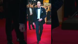 Prince William arriving at the BAFTAs.