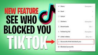 How to See Who Blocked You on TikTok [New Feature] - How to Know if Someone Blocked You on TikTok