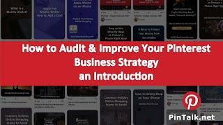 How to Audit and Improve Your Pinterest Business Strategy - PinTalk.net