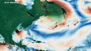 Hurricane Season 2020 - North Atlantic Ocean Basin - ERA5 (15fps)