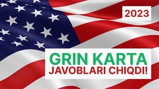 Grin karta javoblarini tekshirish | Green card natijalarini tekshirish