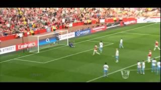 Arteta free kick v Villa