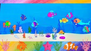 Making Fish from Magic Hands, Red Fish, What to Make from Paper, #Shorts