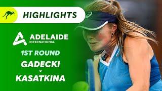 Olivia Gadecki v Daria Kasatkina - Adelaide International Highlights | Wide World of Sports