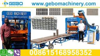 QT4-18 fully automatic face brick making machine Gwanda,hollow block standard brick machine Zimbabwe