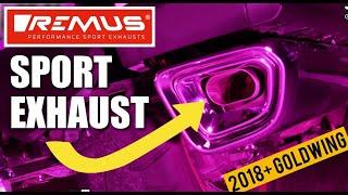 REMUS Performance Sport Exhaust for Honda Goldwing | 2018+ Honda Goldwing | Installation & Review