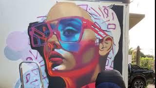 Graffiti Neon Portrait