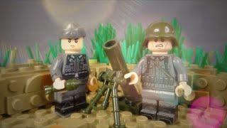 Lego WW2 German mortar animation / Немецкий миномёт. Лего анимация.