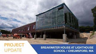 Focusing on Facade & Getting to Interior Finishes / Breakwater House at Lighthouse School