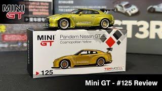 Mini GT - Pandem Nissan GT-R Cosmopolitan Yellow #125 MGT00125