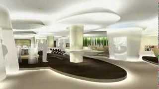 Prokol polyurea coatings used as a finishing at Schiphol Privium VIP Lounge