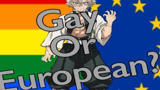 ️‍Is Sanemi Gay or European? | KNY MEME | SaneGiyuu | Read Desc. Pls | •Kai0mari• 