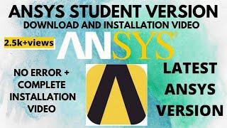 HOW TO DOWNLOAD AND INSTALL LATEST ANSYS 2021 | ANSYS STUDENT VERSION | ANSYS INSTALLATION