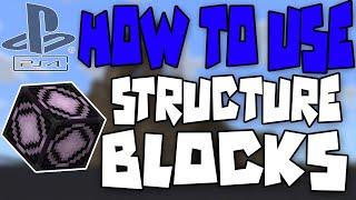 How to use WORLD EDIT (Structure Blocks) on Minecraft PS4 Bedrock Edition /XBox one/pc/switch