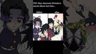 MISCHIEVOUS ENCOUNTER Shinobu x Giyu - Kimetsu no Yaiba - part 1&2️ 핸드폰 보여줘