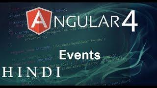 Angular 4 Tutorial #6 Events(हिन्दी)