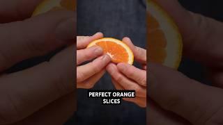 Bartender Secret  Tip for perfect Orange Slices